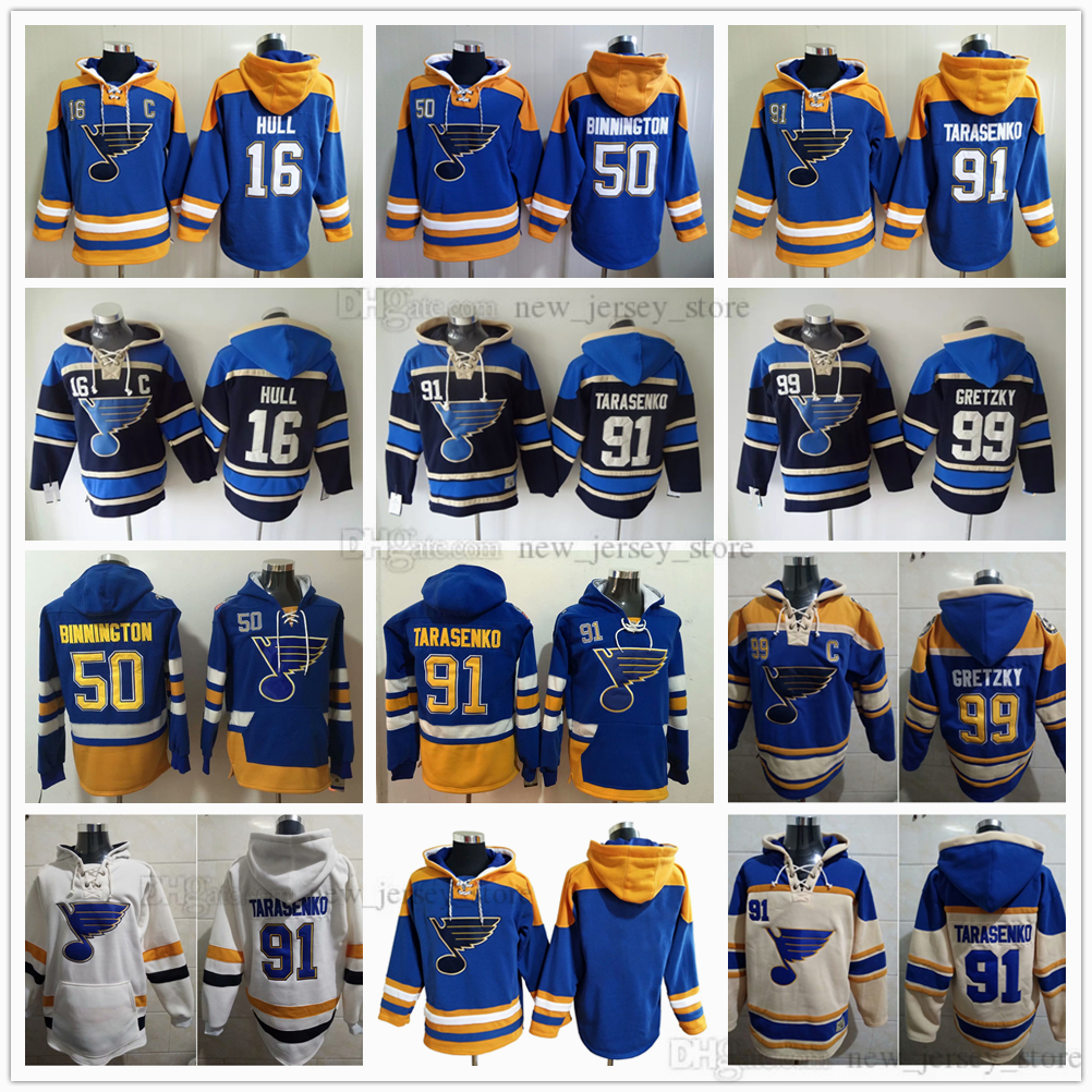 Stitched Outdoor Hockey Hoodies Jerseys 91 Vladimir Tarasenko 16 Brett Hull 50 Binnington 90 Ryan O'Reilly 99 Wayne Gretzky Hoodie Blue 2022, Same as picture
Stitched Outdoor Hockey Hoodies Jerseys 91 Vladimir Tarasenko 16 Brett Hull 50 Binnington 90 Ryan O'Reilly 99 Wayne Gretzky Hoodie Blue 2022, Same as picture