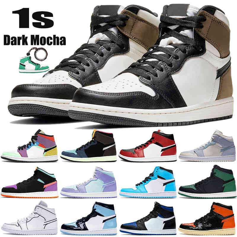 2021 Dark Mocha 1 1s Jumpman basketball shoes Mid Chicago toe light smoke grey Tokyo Bio Hack UNC Patent mens women sneakers, 36-46 black metallic gold
2021 Dark Mocha 1 1s Jumpman basketball shoes Mid Chicago toe light smoke grey Tokyo Bio Hack UNC Patent mens women sneakers, 36-46 black metallic gold