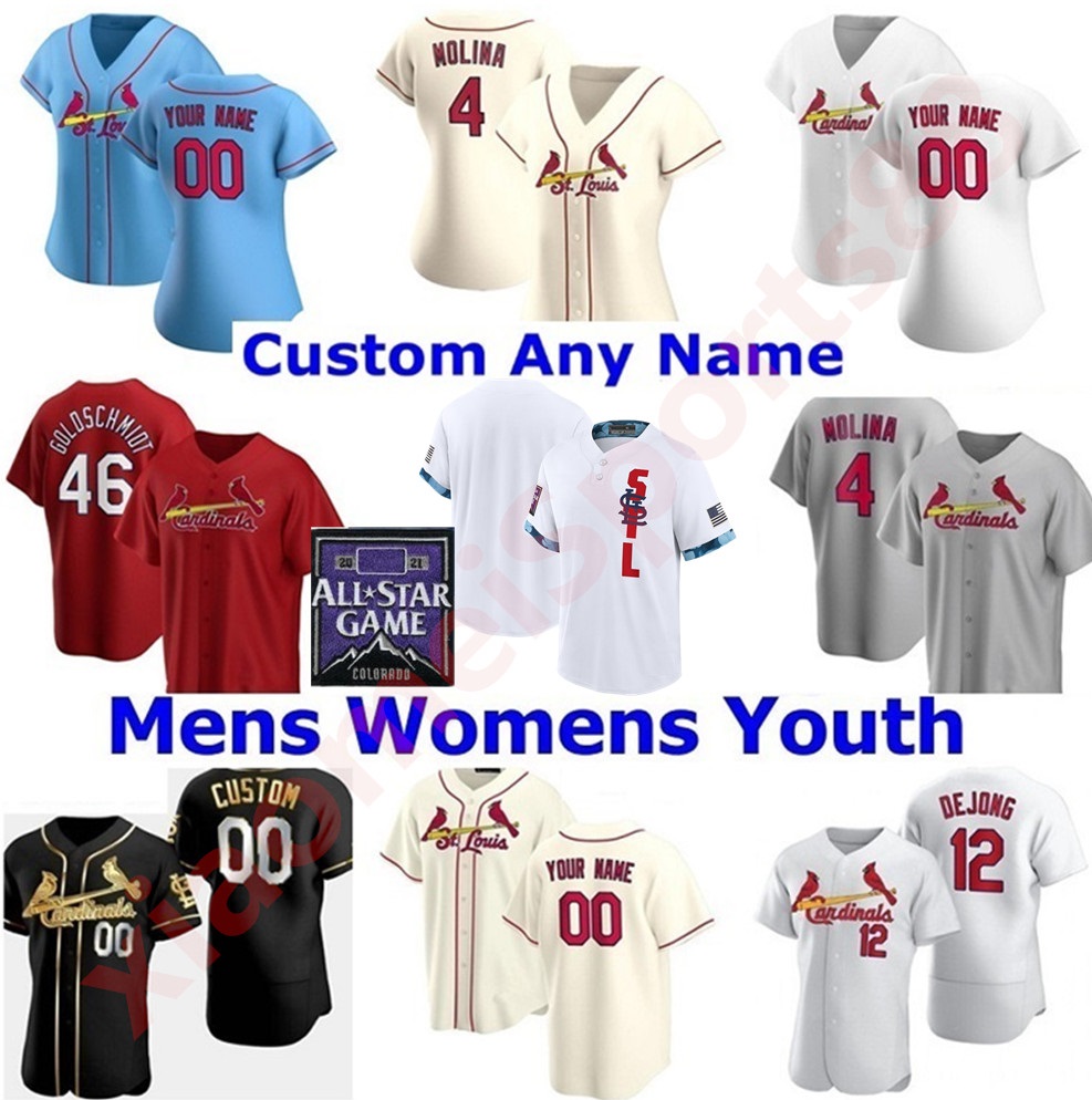 St. Louis Men Women youth 2021 All-Star Game Baseball Jerseys Cardinal 46 Paul Goldschmidt 4 Yadier Molina 1 Ozzie Smith 25 Dexter Fowler jersey, Blue;black
St. Louis Men Women youth 2021 All-Star Game Baseball Jerseys Cardinal 46 Paul Goldschmidt 4 Yadier Molina 1 Ozzie Smith 25 Dexter Fowler jersey, Blue;black