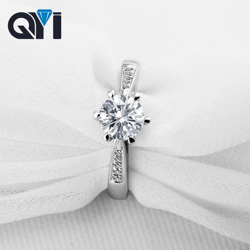 Cluster Rings QYI Women Ring 1 Ct 925 Solid Silver Round Cut Simulated Diamond Engagement Wedding Fashion Jewelry Gift, Golden;silver
Cluster Rings QYI Women Ring 1 Ct 925 Solid Silver Round Cut Simulated Diamond Engagement Wedding Fashion Jewelry Gift, Golden;silver
