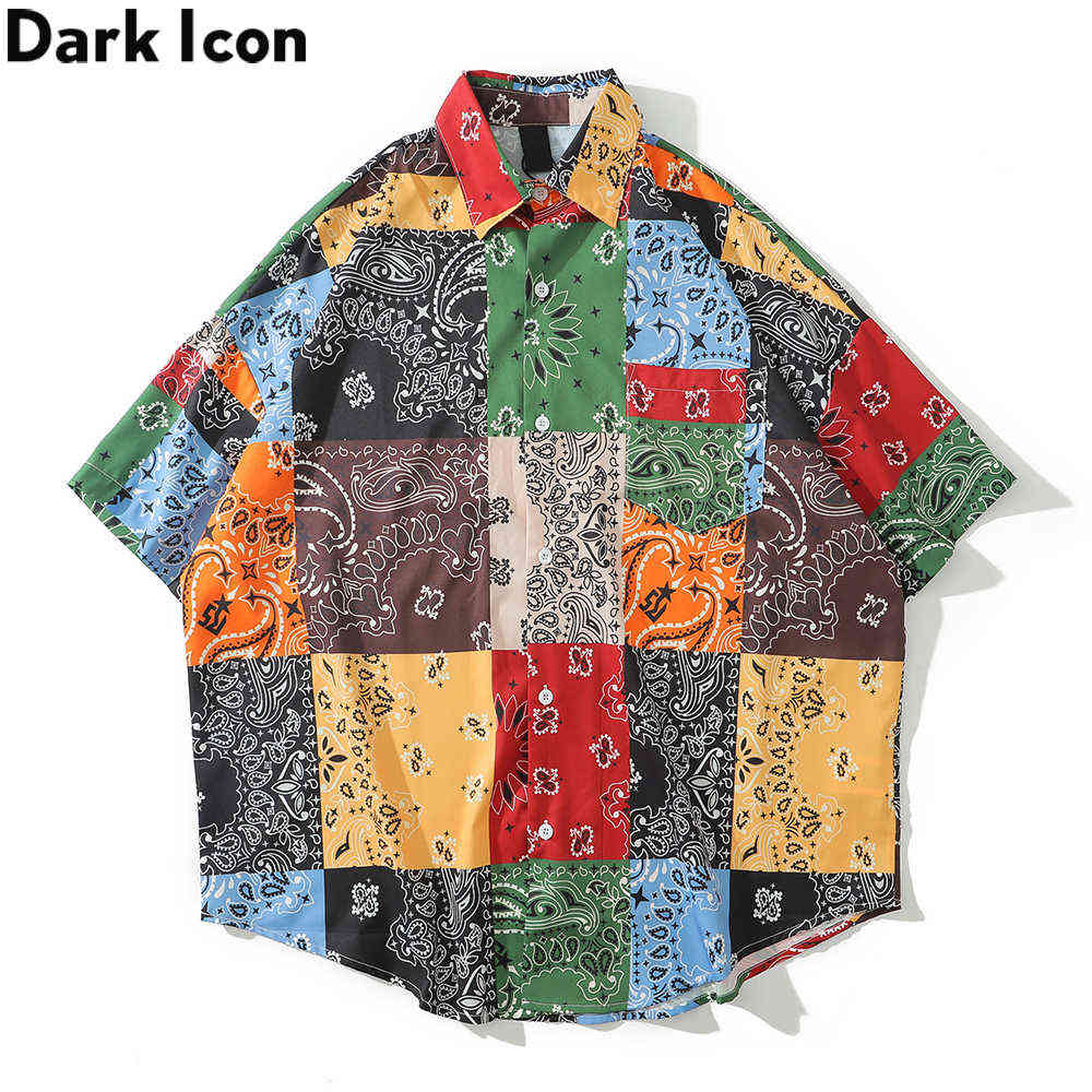 Patchwork Bandana Street Shirts Men Summer Oversized Men's Shirts Hip Hop Shirts 210603, As photo
Patchwork Bandana Street Shirts Men Summer Oversized Men's Shirts Hip Hop Shirts 210603, As photo