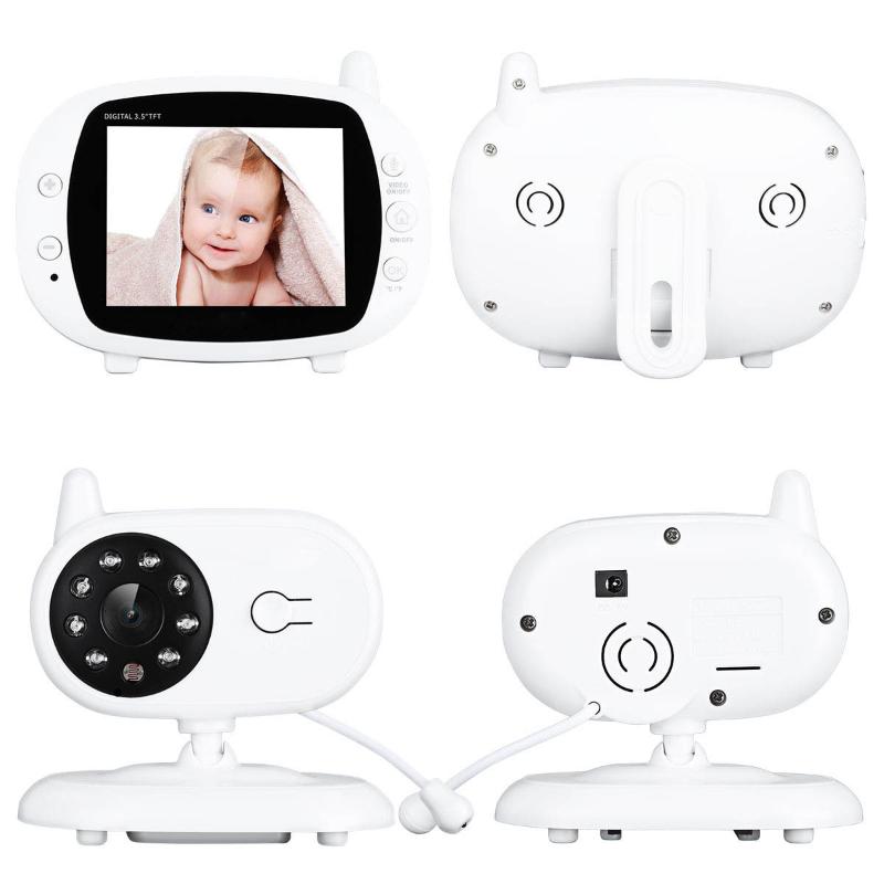 Caméras 3,5 pouces TFT LCD Vidéo numérique sans fil Baby Monitor Caméra IP 2.4G 2 Way Talkback Night Vision Vision IR Température