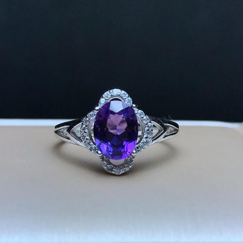 Cluster Rings MeiBaPJ Natural Amethyst Gemstone Fashion Flower Ring For Women Real 925 Sterling Silver Fine Charm Jewelry
Cluster Rings MeiBaPJ Natural Amethyst Gemstone Fashion Flower Ring For Women Real 925 Sterling Silver Fine Charm Jewelry