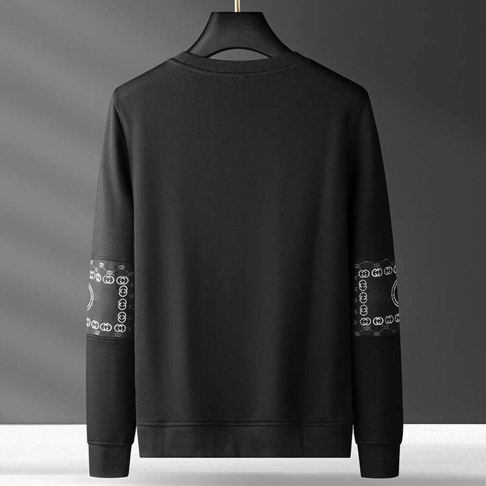 Fashion men's sweater, high-quality casual slim-fit round neck long-sleeved men's and women's letter printing pullover hoodie, White;black
Fashion men's sweater, high-quality casual slim-fit round neck long-sleeved men's and women's letter printing pullover hoodie, White;black
