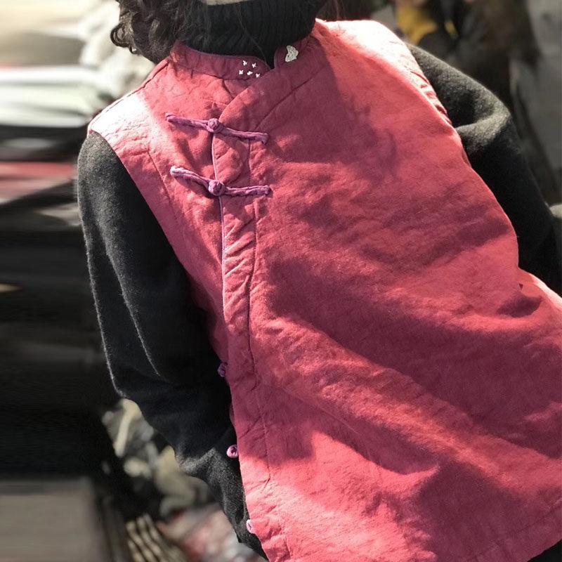 Women's Vests Aransue Women Vest For Spring Autumn, Chinese Style Chalecos Para Mujer Winter Waistcoat Female Jacket Arrival, Black
Women's Vests Aransue Women Vest For Spring Autumn, Chinese Style Chalecos Para Mujer Winter Waistcoat Female Jacket Arrival, Black