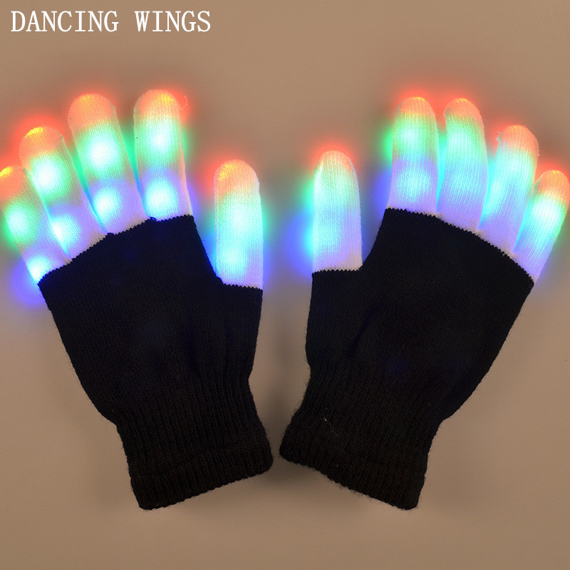Mittens Halloween LED Flashing Glove Glow 7 Mode Light Up Finger Lighting Night Party Glow Party Supplies Glove QACR
Mittens Halloween LED Flashing Glove Glow 7 Mode Light Up Finger Lighting Night Party Glow Party Supplies Glove QACR