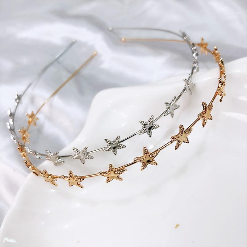 Hair Clips & Barrettes Korean Fashion Accessories Jewelry Female Silver Color Alloy Ladies Hairband Pentagram Star Headband For Women, Golden;silver
Hair Clips & Barrettes Korean Fashion Accessories Jewelry Female Silver Color Alloy Ladies Hairband Pentagram Star Headband For Women, Golden;silver