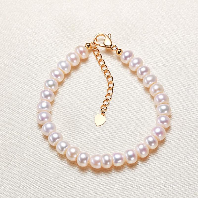 Bangle The Manufacturer Directly Provides Freshwater Pearl Plain White Bracelet, Girls' Simple Handicrafts And Hand Ornaments
Bangle The Manufacturer Directly Provides Freshwater Pearl Plain White Bracelet, Girls' Simple Handicrafts And Hand Ornaments