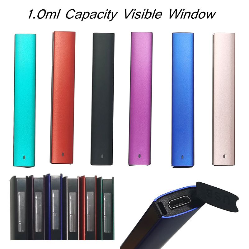 Customize Empty Disposable Vape Pen Electronic Cigarettes 1.0ml Tank Colorful Vaporizer Rechargeable 280mah Battery Thick Oil Starter Kits от DHgate WW