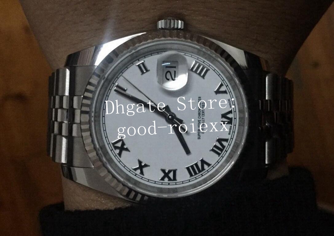 36mm Smooth Bezel Watches Men Mechanical Watch Men's Blue Pink White Rome Dial BP Factory 2813 Movement Jubilee Bracelet 116234 Date Crystal 116200 Wristwatches, Black smooth bezel
36mm Smooth Bezel Watches Men Mechanical Watch Men's Blue Pink White Rome Dial BP Factory 2813 Movement Jubilee Bracelet 116234 Date Crystal 116200 Wristwatches, Black smooth bezel