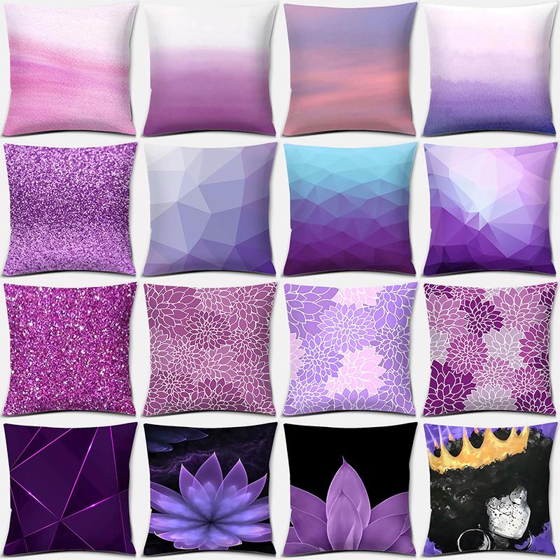 Pillow Case Purple Geometric Flower Text Printing Series Pattern Pillowcase Square Home Office Decoration
Pillow Case Purple Geometric Flower Text Printing Series Pattern Pillowcase Square Home Office Decoration