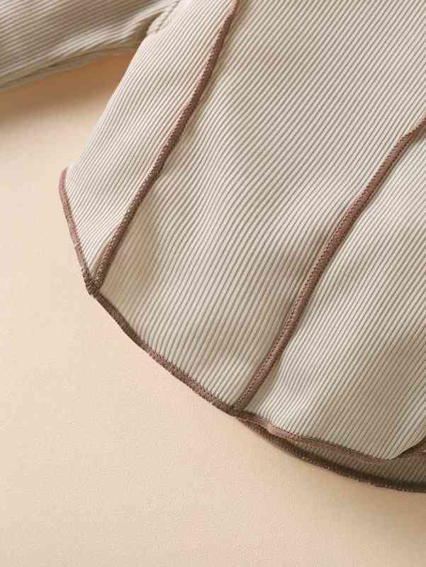 Baby Top-stitching Ribbed Knit Tee SHE