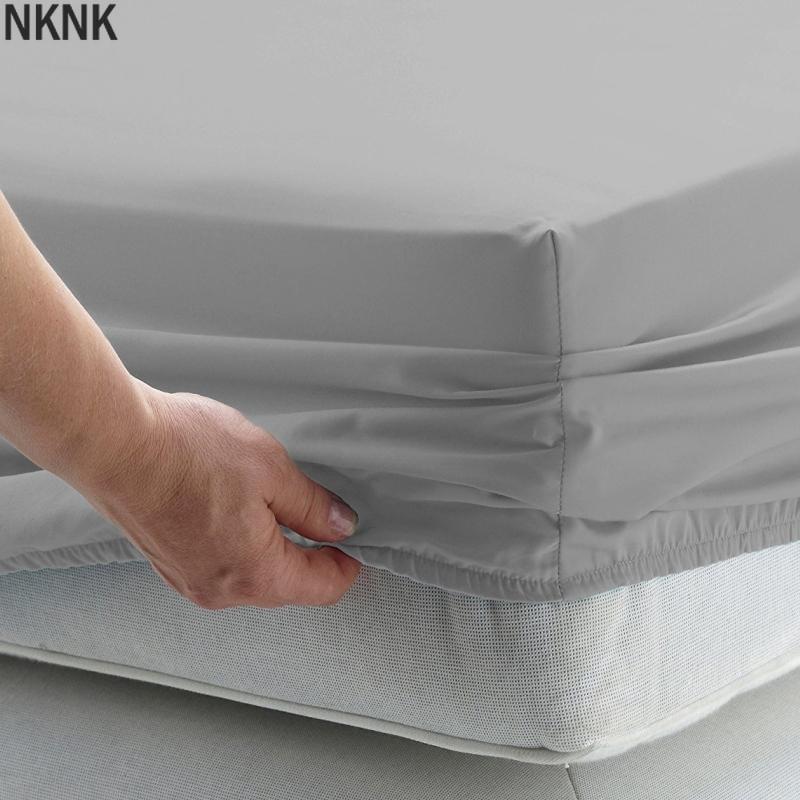 Sheets & Sets Solid Bed Sheet Fitted With Elastic Band Plain Bedding King Queen Size Mattress Cover Bedsheet 160x200cm
Sheets & Sets Solid Bed Sheet Fitted With Elastic Band Plain Bedding King Queen Size Mattress Cover Bedsheet 160x200cm
