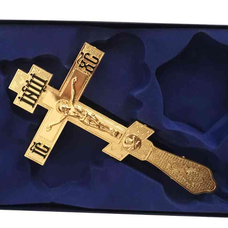 Christ Jesus crucifix suffering statue Orthodox hand Holding Catholic religious prayer Church decoration