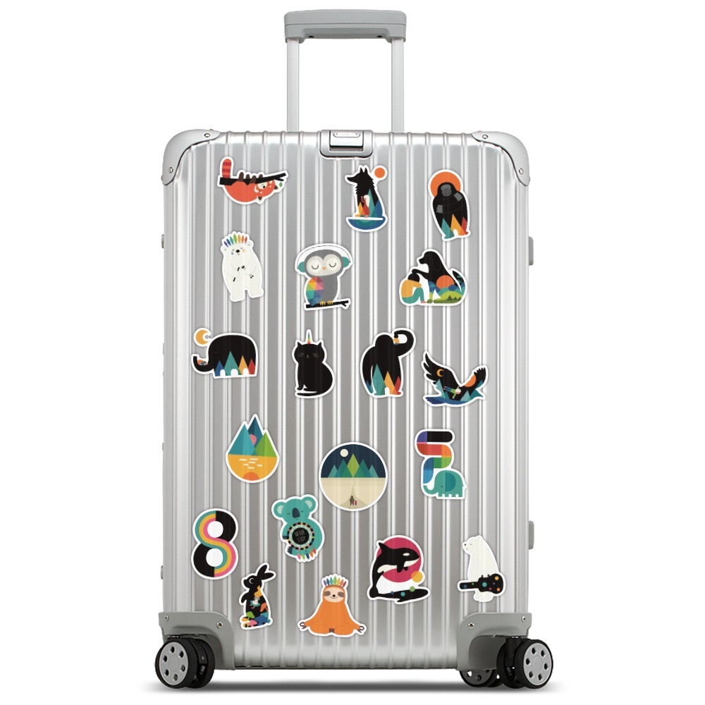 Car sticker 10/50/100pcs Cute Vsco Girl Animal Stickers for Laptop Luggage Phone Case Kids Random Kawaii Cartoon Vinyl Graffiti Decals