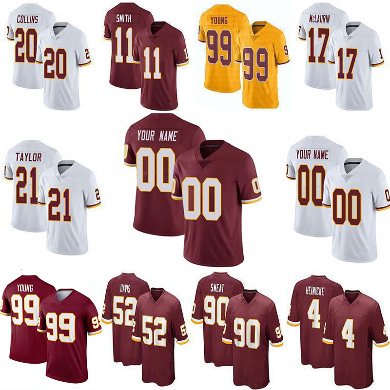 99 Chase Young 17 Terry McLaurin Washington Football Team Jersey 4 Heinicke 24 Antonio Gibson 21 Sean Taylor 11 Alex Smith Dwayne Haskins Darrell Green Custom Jerseys, Women jersey
99 Chase Young 17 Terry McLaurin Washington Football Team Jersey 4 Heinicke 24 Antonio Gibson 21 Sean Taylor 11 Alex Smith Dwayne Haskins Darrell Green Custom Jerseys, Women jersey