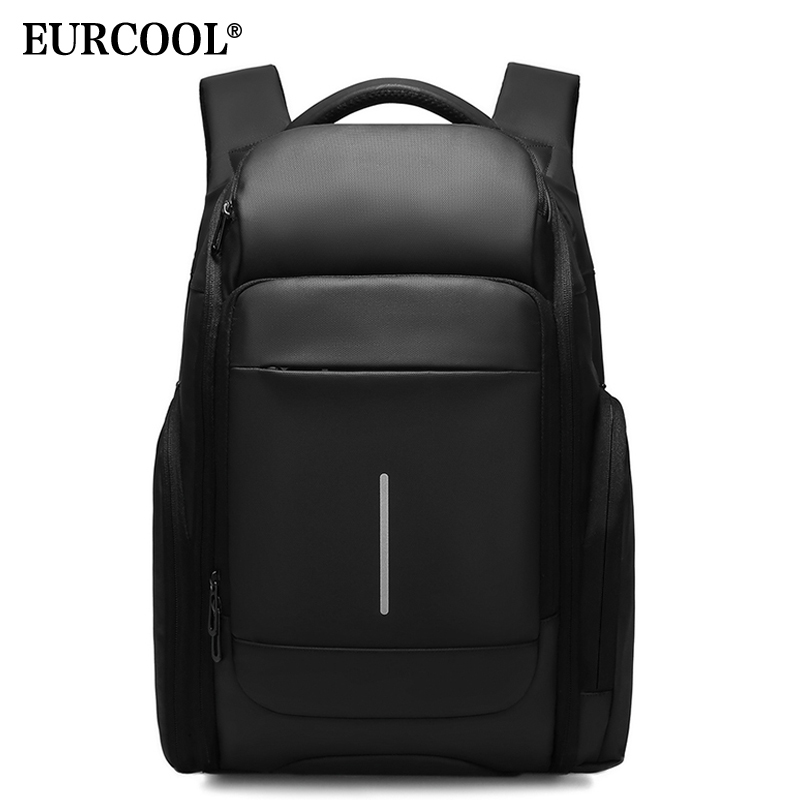 EURCOOL Men Travel Backpack Used For 15.6 inch Laptop Multi-layer Bags Male Mochila Water Repellent Business Backpacks n0010, Black
EURCOOL Men Travel Backpack Used For 15.6 inch Laptop Multi-layer Bags Male Mochila Water Repellent Business Backpacks n0010, Black