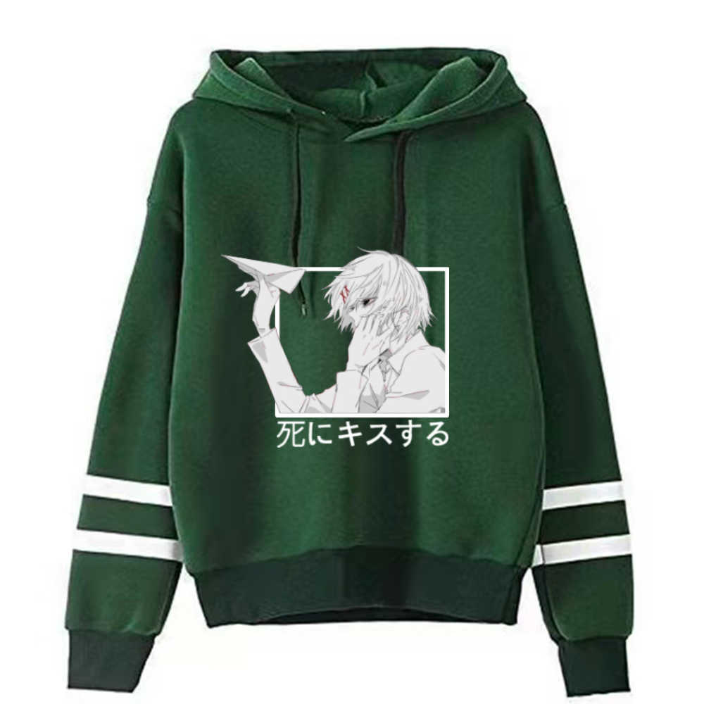Tokyo Ghoul Touka Anime Hoodie Fashion Long Sleeve Hip Hop Uniex Y0804