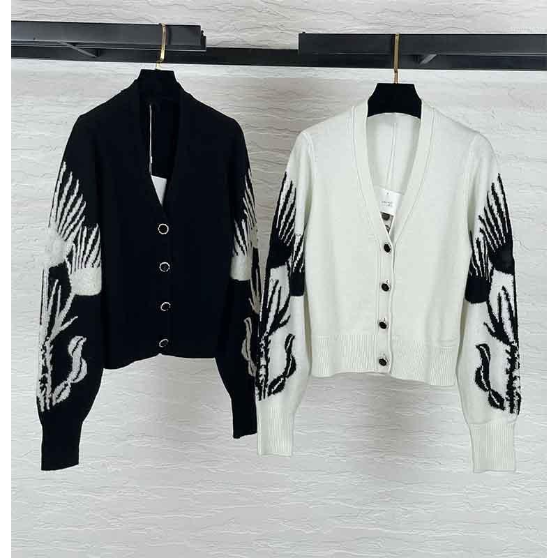 Women' Sweaters Cosmicchic 2021 Autumn Women Cardigan Long Sleeve Cashmere Sweater Arm Totem Embroidery V-Neck Runway Single Breasted, Black
Women' Sweaters Cosmicchic 2021 Autumn Women Cardigan Long Sleeve Cashmere Sweater Arm Totem Embroidery V-Neck Runway Single Breasted, Black