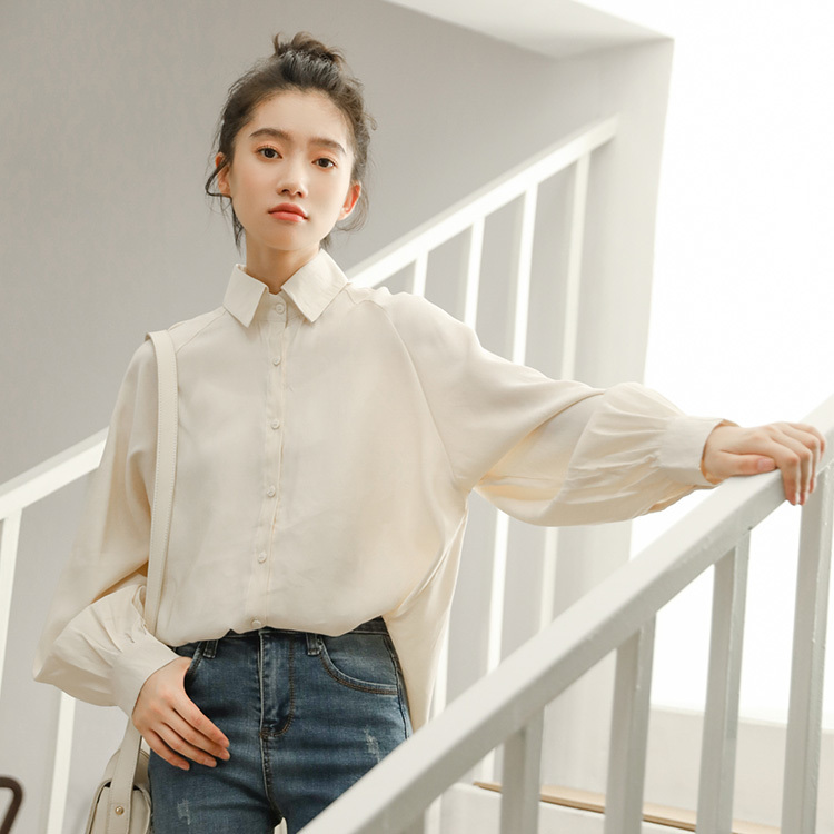 spring Vintage solid Shirt female Oversize Tops Women Long sleeve Girls Blouse Summer Plus Size Blouses femme Blusas 210423