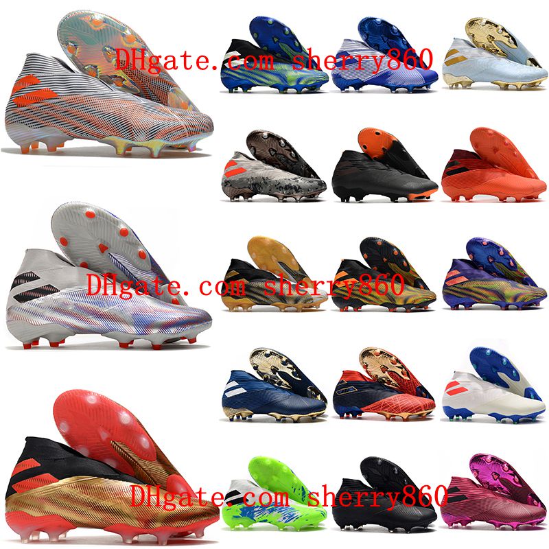 2021 Mens Soccer Shoes Nemeziz 19+ FG Messi Laceless Cleats High Ankle Football Boots Size US 6.5-11, As picture 3
2021 Mens Soccer Shoes Nemeziz 19+ FG Messi Laceless Cleats High Ankle Football Boots Size US 6.5-11, As picture 3