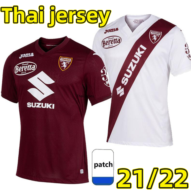 21 22 Torino F.C. Soccer Jerseys BELOTT SANABRIA ZAZA VERDI home away RINCON BASELLI footbal Shirt Uniform Men Thai 2021 2022, Colour 1
21 22 Torino F.C. Soccer Jerseys BELOTT SANABRIA ZAZA VERDI home away RINCON BASELLI footbal Shirt Uniform Men Thai 2021 2022, Colour 1