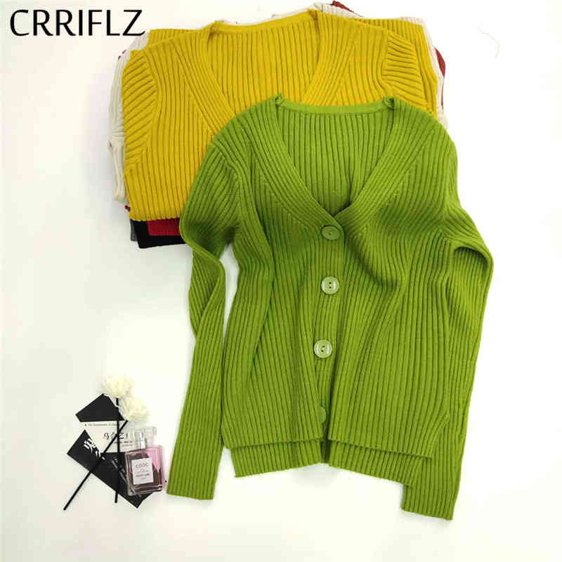 Fashion Autumn Winter Knitted Cardigans Sweater Women V-neck Casual Solid Long Sleeve Thick CRRIFLZ 210520, Black
Fashion Autumn Winter Knitted Cardigans Sweater Women V-neck Casual Solid Long Sleeve Thick CRRIFLZ 210520, Black