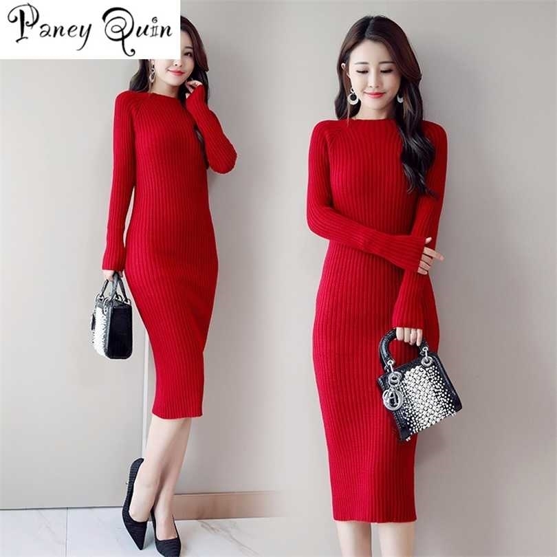 Sweater Women Knitted Long Bodycon Dress Winter Woman Cardigan OL basic Elegant Sweaters es Vestido 211110, Black
Sweater Women Knitted Long Bodycon Dress Winter Woman Cardigan OL basic Elegant Sweaters es Vestido 211110, Black