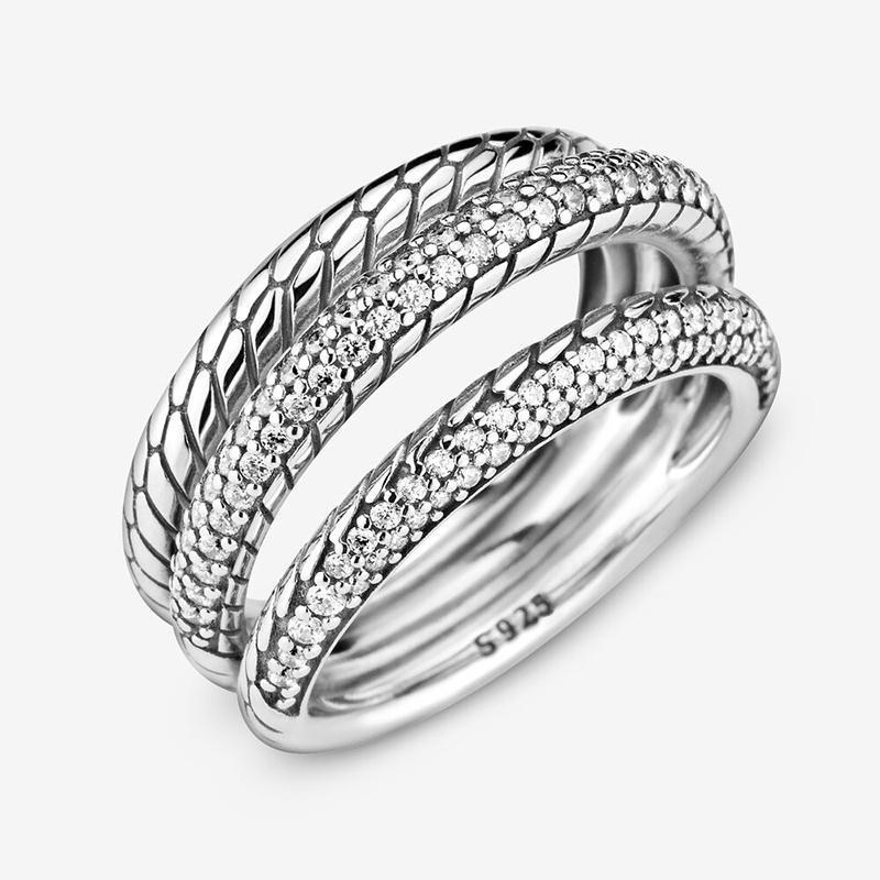Cluster Rings 925 Silver Three Layer Snake Texture Hoop Women Fashion Fine Jewelry 2022 Sterling Round Ring Gift
Cluster Rings 925 Silver Three Layer Snake Texture Hoop Women Fashion Fine Jewelry 2022 Sterling Round Ring Gift