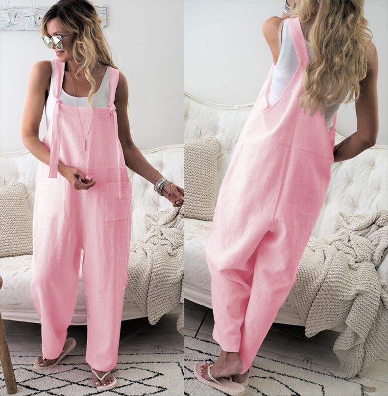 harajuku casual loose solid long women romper trousers playsuit strap pocket harem overalls, Black;white
harajuku casual loose solid long women romper trousers playsuit strap pocket harem overalls, Black;white