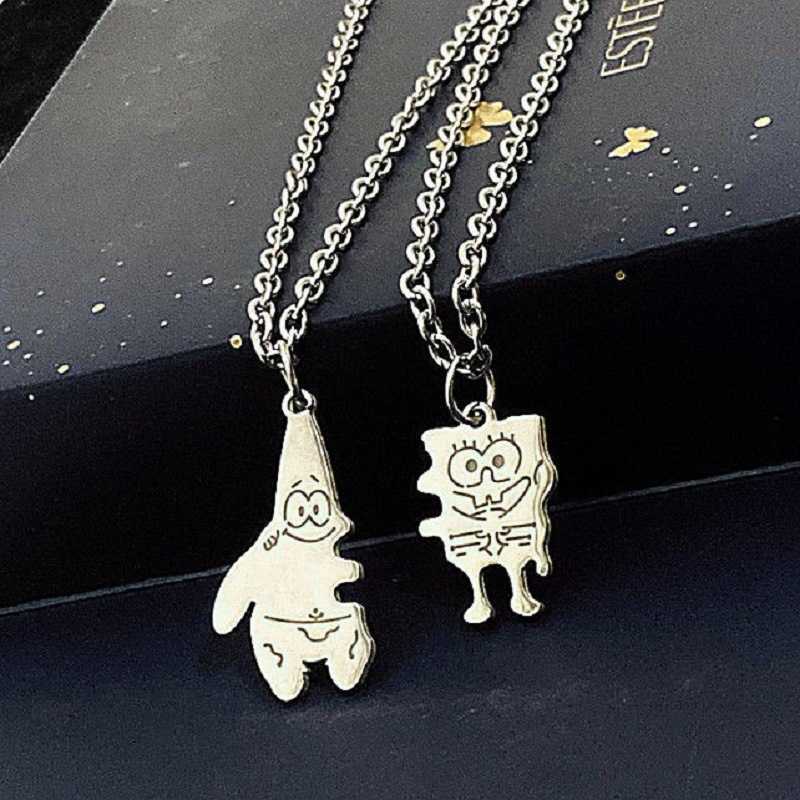 Fashion Best Friends Love Couple Pendant Necklace 2 Pcs/ Set Cartoon Character Necklace Good Friends Friendship Jewelry Gift
Fashion Best Friends Love Couple Pendant Necklace 2 Pcs/ Set Cartoon Character Necklace Good Friends Friendship Jewelry Gift