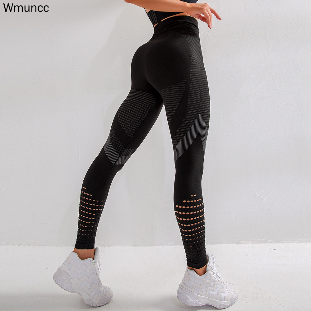 Wmuncc Yoga Leggings Sport Pants Women Fitness Energy Seamless Gym Leggings High Waist Hollow Out Sexy Push Up Running Tight, Black
Wmuncc Yoga Leggings Sport Pants Women Fitness Energy Seamless Gym Leggings High Waist Hollow Out Sexy Push Up Running Tight, Black