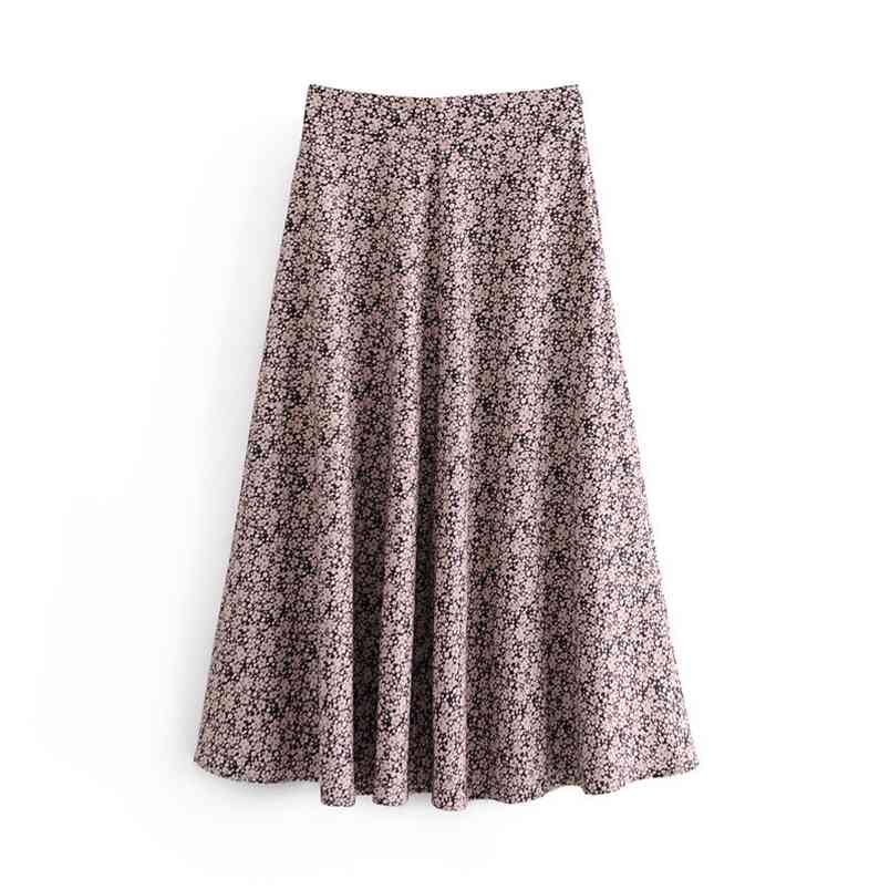 Pink High Waist Long Skirt Women Vintage Floral Printed A-line Midi Woman Autumn Casual Ladies s 210519
Pink High Waist Long Skirt Women Vintage Floral Printed A-line Midi Woman Autumn Casual Ladies s 210519