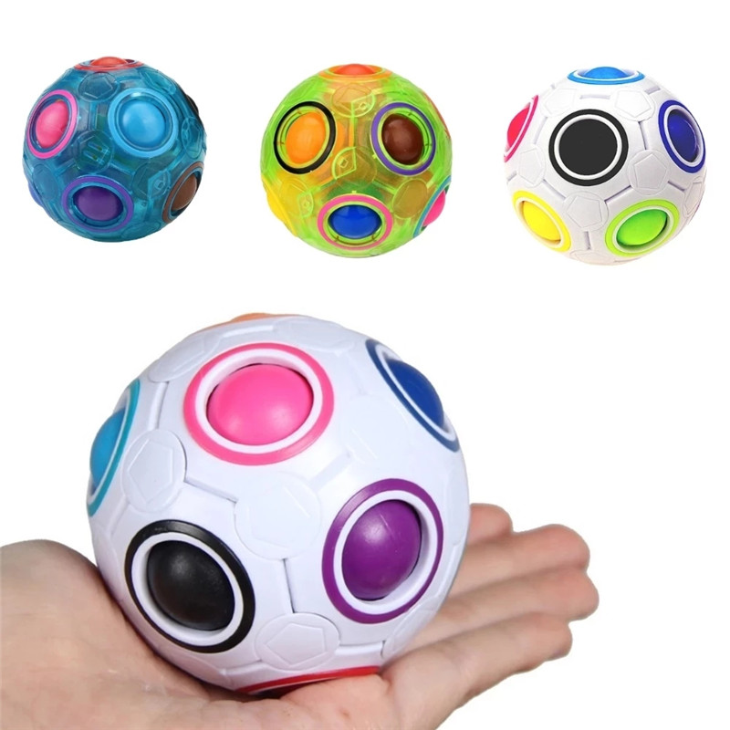 Creative Magic Rainbow Ball Cube Toy Puzzle Fun Fidget Reliver Stress Push Bubbles Antistress
Creative Magic Rainbow Ball Cube Toy Puzzle Fun Fidget Reliver Stress Push Bubbles Antistress