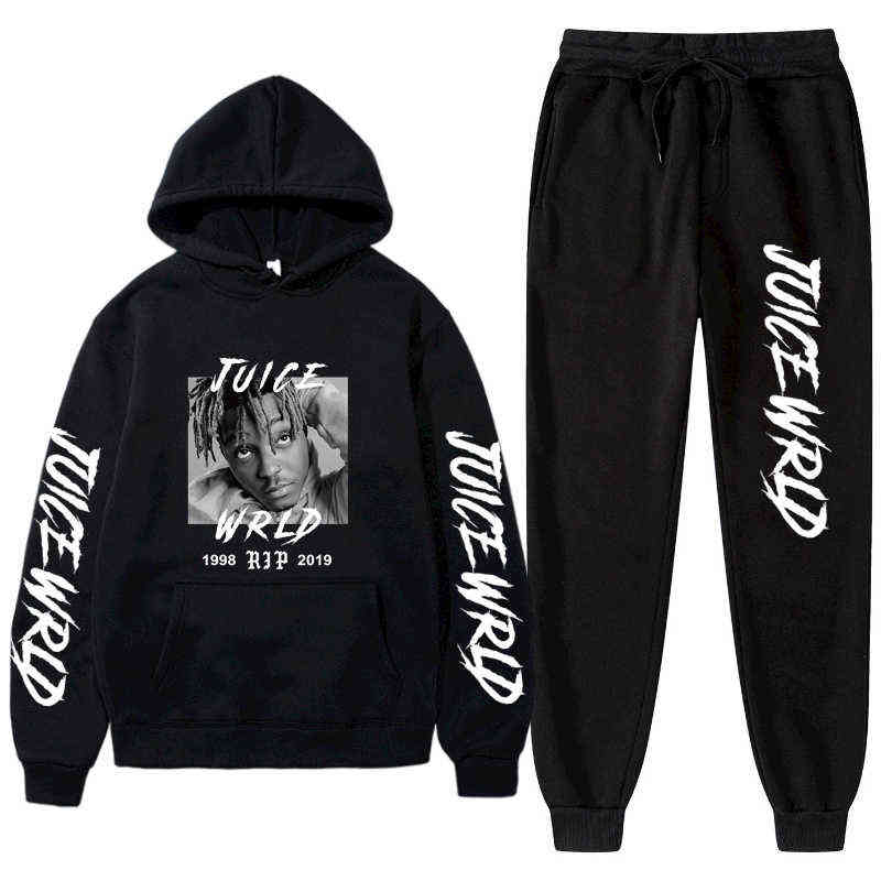 2 Pieces Sets Tracksuit Men Rapper Juice Wrld Hooded Sweatshirt Pants Pullover Hoodie Sportwear Sweat Suit Casual Sportsuits G1202, White 2
2 Pieces Sets Tracksuit Men Rapper Juice Wrld Hooded Sweatshirt Pants Pullover Hoodie Sportwear Sweat Suit Casual Sportsuits G1202, White 2
