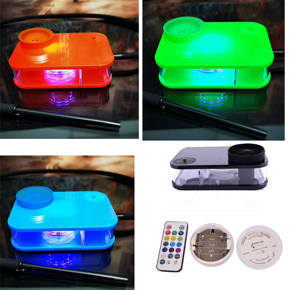 Shisha Device Desktop Hookah Tea Set Style Dab Rig with Controllable LED Lights 5 Colors Party Bar Smoking Pipe
Shisha Device Desktop Hookah Tea Set Style Dab Rig with Controllable LED Lights 5 Colors Party Bar Smoking Pipe
