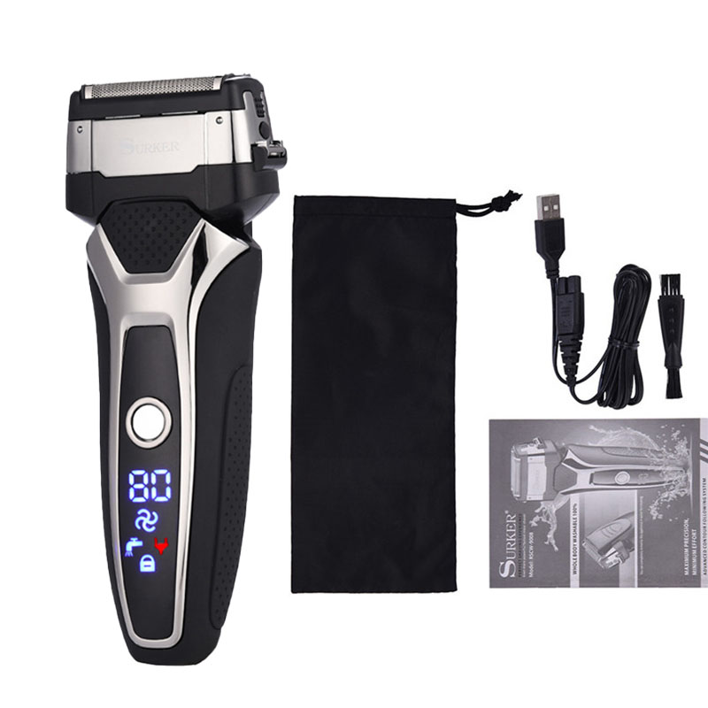 USB Rechargeable Electric Shaver Stainless Steel Shaving Machine Men 3D Triple Floating Blade Razor Shaver barbeador eletrico
USB Rechargeable Electric Shaver Stainless Steel Shaving Machine Men 3D Triple Floating Blade Razor Shaver barbeador eletrico