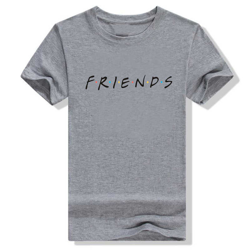 FRIENDS Leter shir Women shir Casual Funny shir For Lady Girl Top Tee Hipser Drop Ship 210607