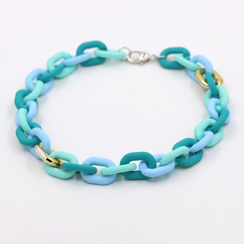 Chokers Fashion Necklace For Woman Girls Bohemian Handmade Jewelry DIY Colorful Acrylic Chain Choker Gifts
Chokers Fashion Necklace For Woman Girls Bohemian Handmade Jewelry DIY Colorful Acrylic Chain Choker Gifts