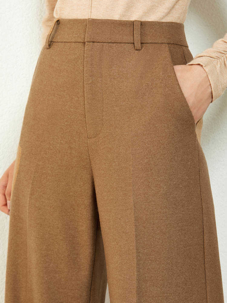 Minimalism Autumn Winter Fashion OLstyle Woman Pants Causal Solid High Waist Loose Female 12040647 210527