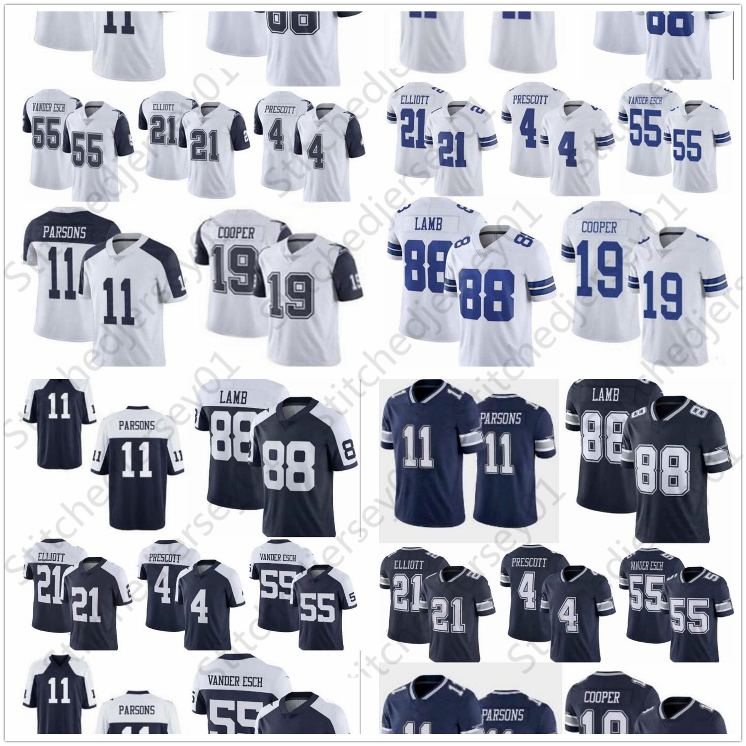 2021 Mens jersey 11 Micah Parsons 88 CeeDee Lamb 4 Dak Prescott 21 Ezekiel Elliott 55 Leighton Vander Esch Football 19 Amari Cooper, Blue
2021 Mens jersey 11 Micah Parsons 88 CeeDee Lamb 4 Dak Prescott 21 Ezekiel Elliott 55 Leighton Vander Esch Football 19 Amari Cooper, Blue