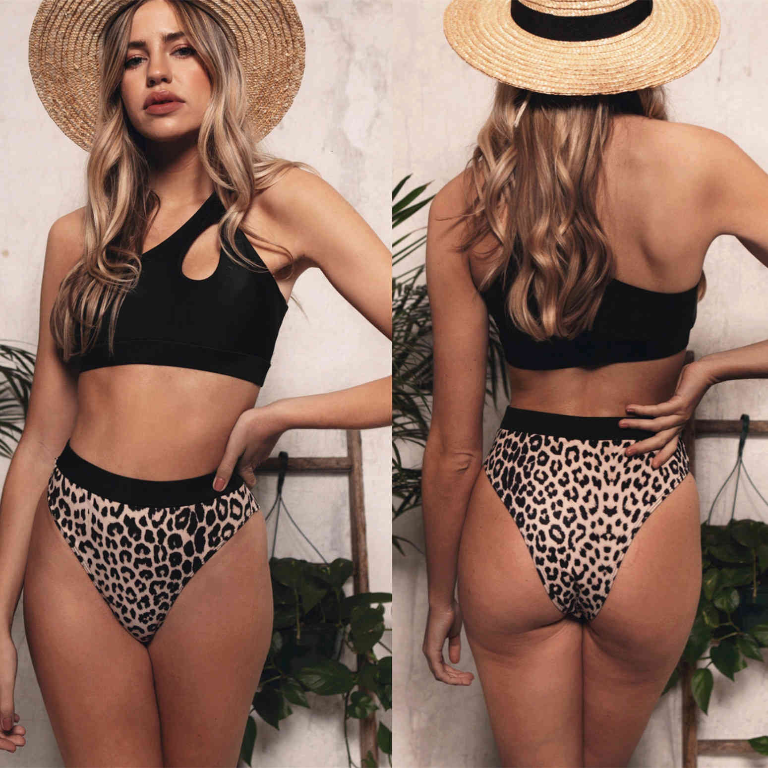 Women' Women Sexy Swimwear Bikinis Set Leopard Print One-shoulder Summer Beach Two Piece Swimsuits Swimming Bathing Suits Swim Be, Black
Women' Women Sexy Swimwear Bikinis Set Leopard Print One-shoulder Summer Beach Two Piece Swimsuits Swimming Bathing Suits Swim Be, Black