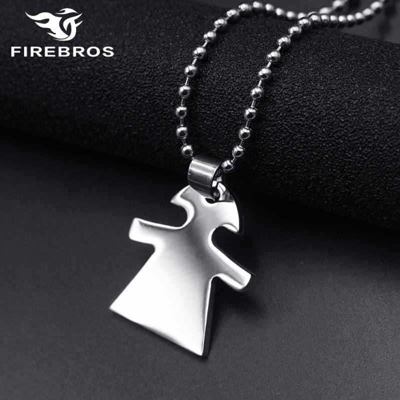 Pendant Necklaces FIREBROS 20" Bead Chain Silver Color Stainless Steel Cute Figure Necklace Women Girl Kids Jewelry Gift Wholesale
Pendant Necklaces FIREBROS 20" Bead Chain Silver Color Stainless Steel Cute Figure Necklace Women Girl Kids Jewelry Gift Wholesale