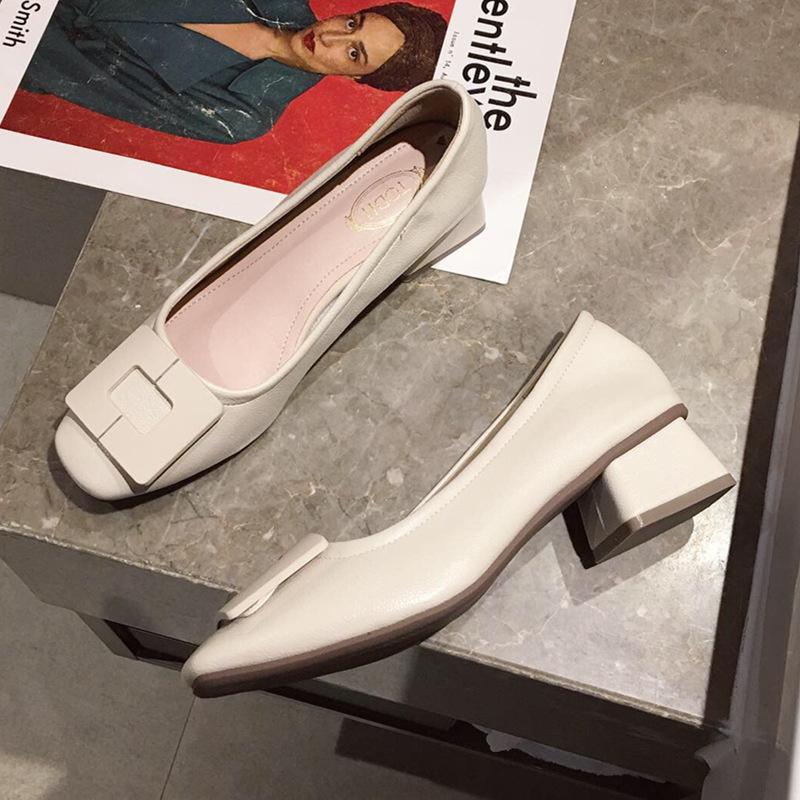 Dress Shoes Autumn Women's Low Heels Office Loafers Ladies Brand Women Pumps Footwear Square Heel 3.5cm Chaussure Femme, Black
Dress Shoes Autumn Women's Low Heels Office Loafers Ladies Brand Women Pumps Footwear Square Heel 3.5cm Chaussure Femme, Black