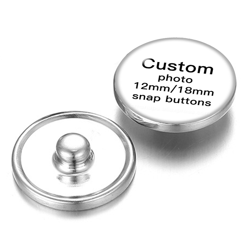 New Custom 12mm/18mm/20mm Silver /golden Snap Buttons Wholesale Personalized Po for Diy Necklace Jewelry
New Custom 12mm/18mm/20mm Silver /golden Snap Buttons Wholesale Personalized Po for Diy Necklace Jewelry