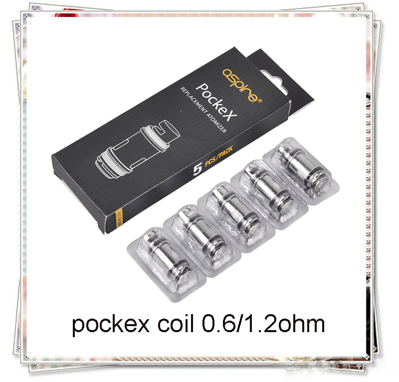 instock Aspire PockeX Coil 0.6ohm SS316 U-Tech Clapton Coils Replacement For Vape Pen Aspires Pocke Pocket AIO istick Kit cigarettes
instock Aspire PockeX Coil 0.6ohm SS316 U-Tech Clapton Coils Replacement For Vape Pen Aspires Pocke Pocket AIO istick Kit cigarettes