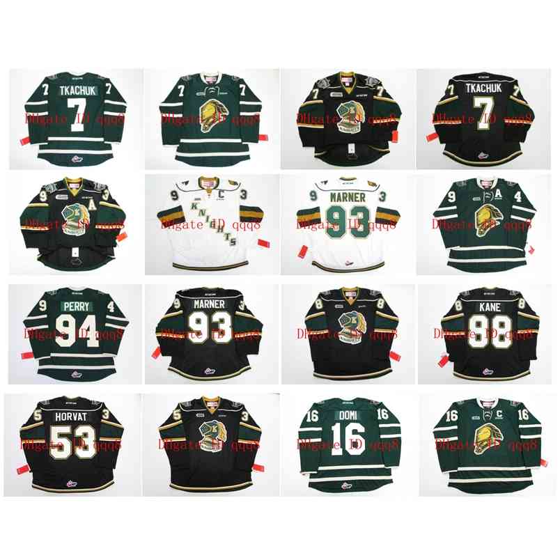95 OHL London Knights Jersey 93 MITCH MARNER 7 MATTHEW TKACHUK 53 BO HORVAT 88 PATRICK KANE 49 MAX JONES 16 MAX DOMI 94 COREY PERRY Hockey, Black
95 OHL London Knights Jersey 93 MITCH MARNER 7 MATTHEW TKACHUK 53 BO HORVAT 88 PATRICK KANE 49 MAX JONES 16 MAX DOMI 94 COREY PERRY Hockey, Black
