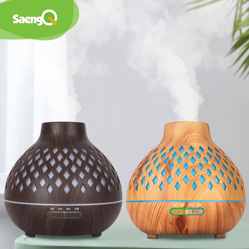 saengQ Electric Aroma Diffuser Air Humidifier Essential oil diffuser Ultrasonic Remote Control Cool Mist Fogger LED Lamp
saengQ Electric Aroma Diffuser Air Humidifier Essential oil diffuser Ultrasonic Remote Control Cool Mist Fogger LED Lamp