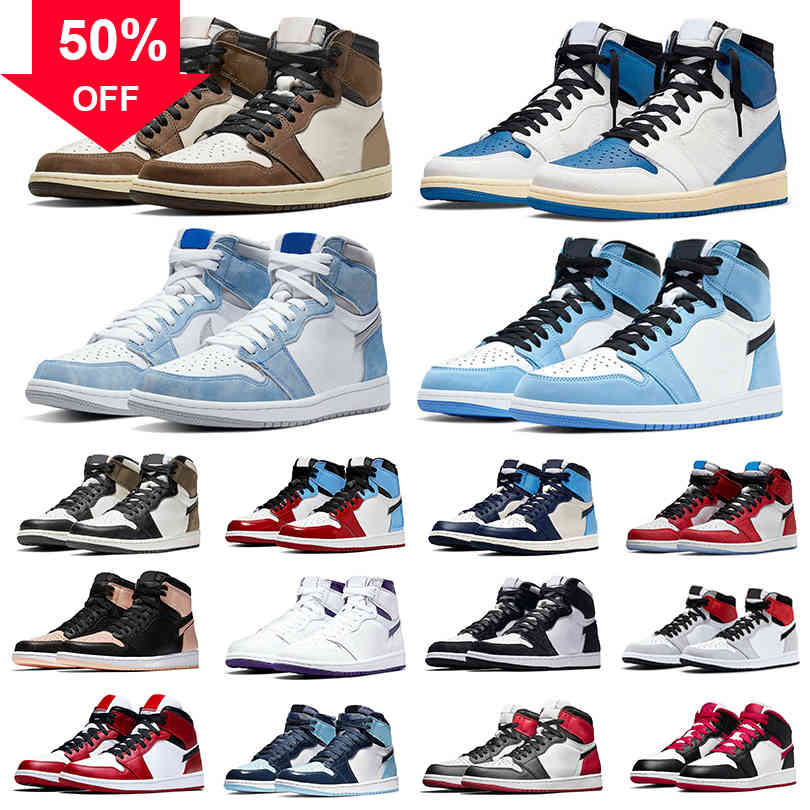 Jumpman 1 Travis scotts x Fragment 1s mens basketball shoes university blue Twist Obsidian Hype Royal Black toe banned Fearless men women
Jumpman 1 Travis scotts x Fragment 1s mens basketball shoes university blue Twist Obsidian Hype Royal Black toe banned Fearless men women