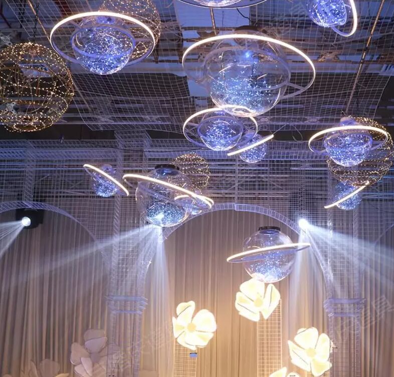 New Arrival Shine LED Flash Star Ball Wedding Showcase Decoration Space Planet Hanging Ornament Chandelier
New Arrival Shine LED Flash Star Ball Wedding Showcase Decoration Space Planet Hanging Ornament Chandelier